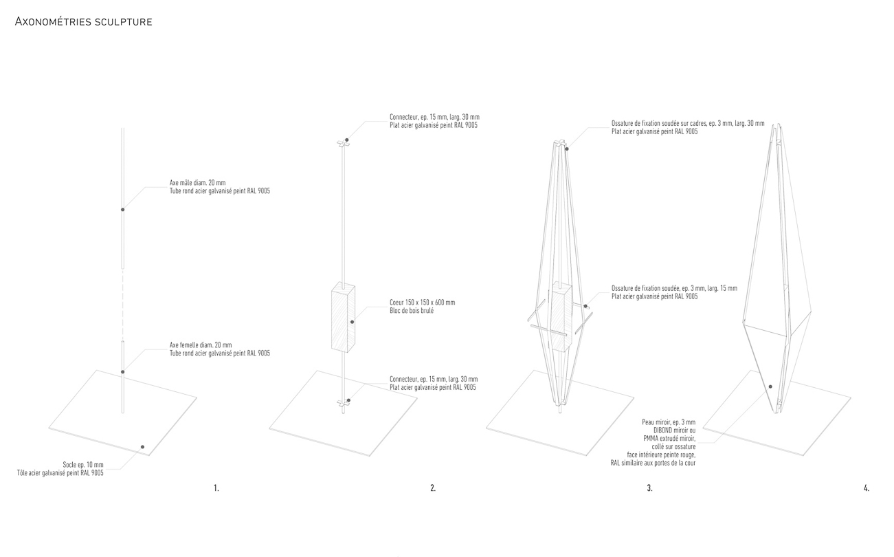 Axonométrie sculpture